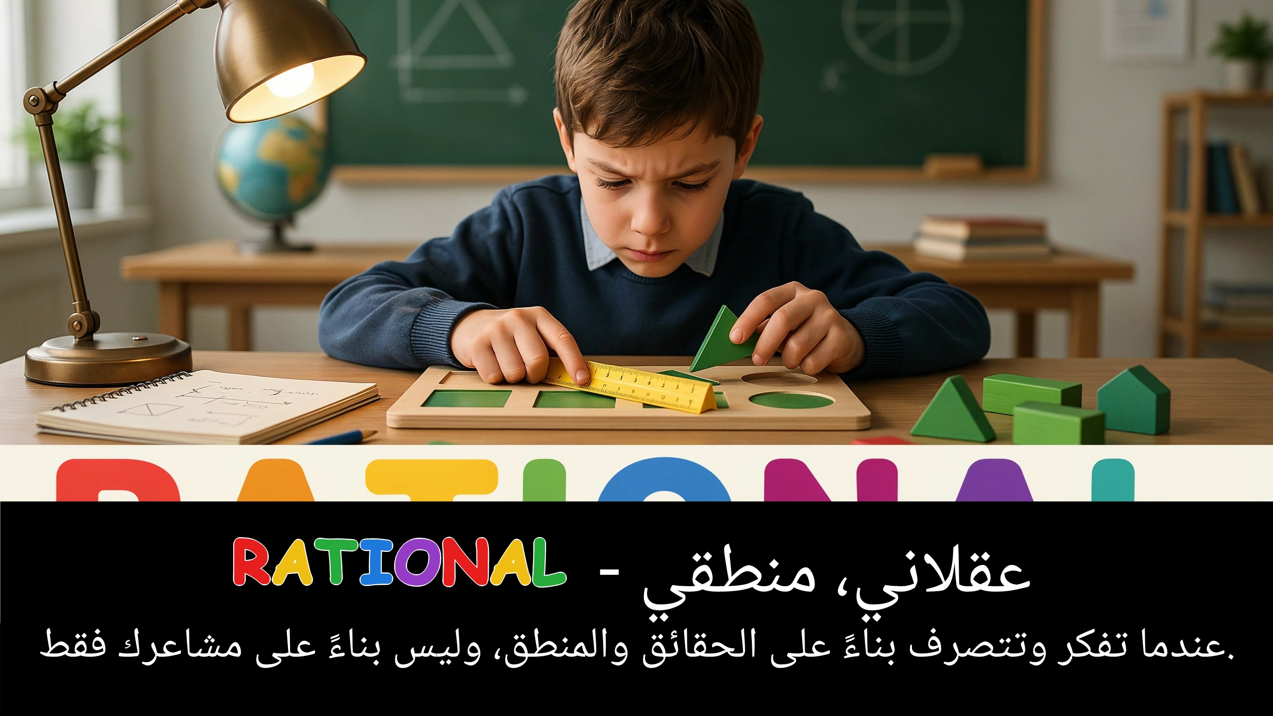 Arabic Illustration for rational